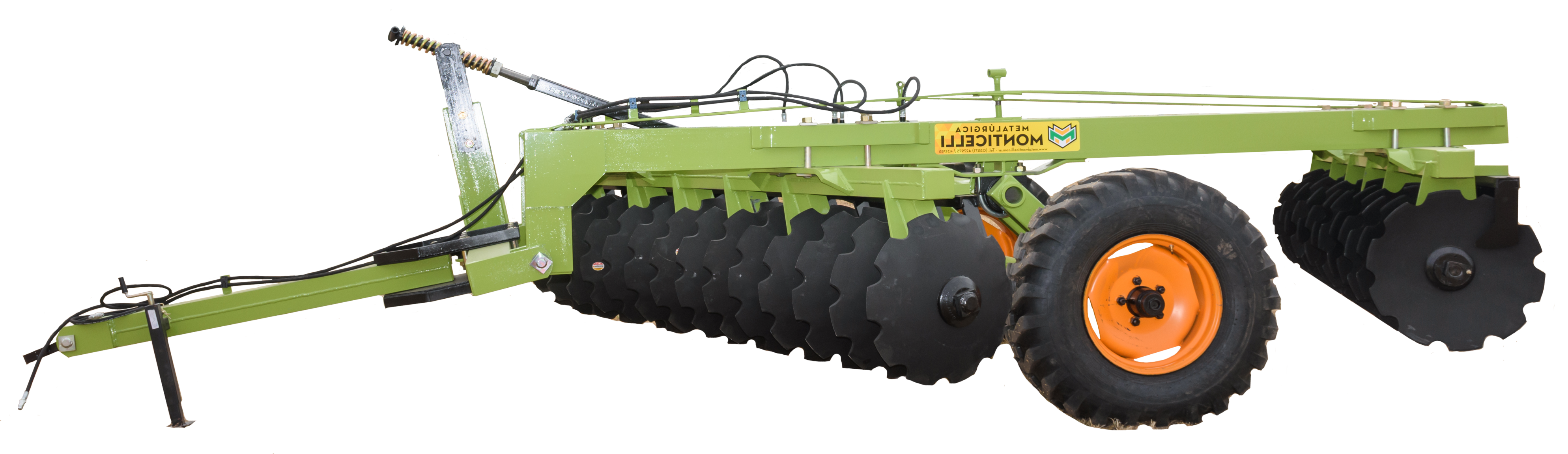 Rastra de discos de tiro excentricos