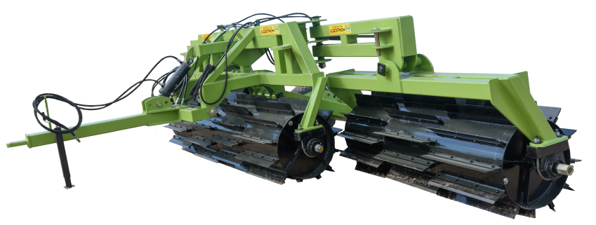 Rolos trituradores de rastrojo